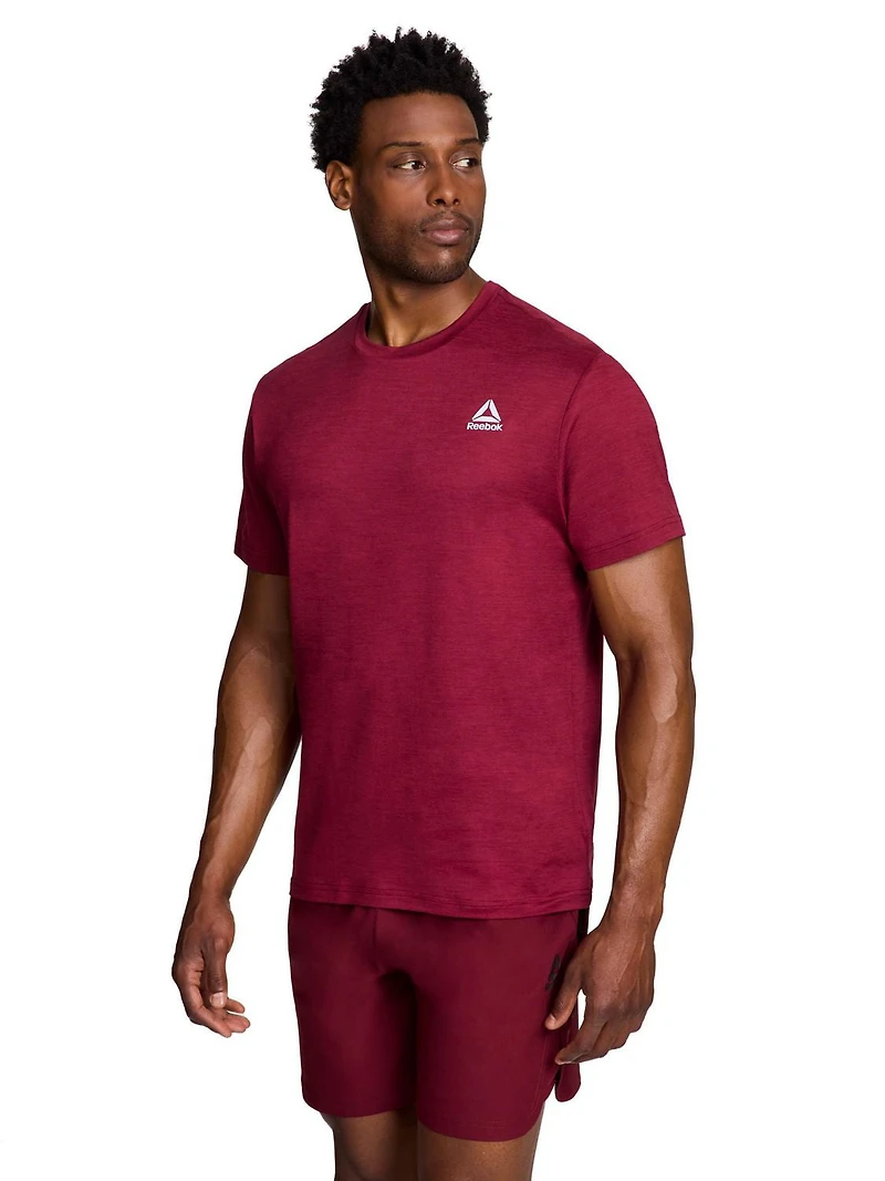 Reebok T-shirt à manches courtes Delta Core pour hommes Tailles S-2XL