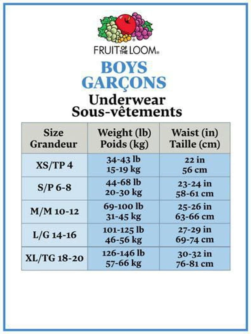 Boys' Breathable Micro-Mesh Assorted Short Leg Boxer Brief, 4 Pack, Sizes S-XL