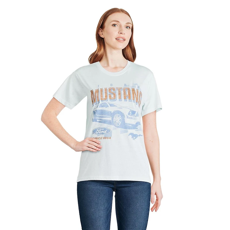 Ford Women's Graphic Boyfriend Tee, Sizes XS-XL