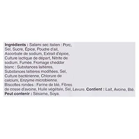Schneiders Dry Cured Italian Dry Salami Snack Kit, 75 g
