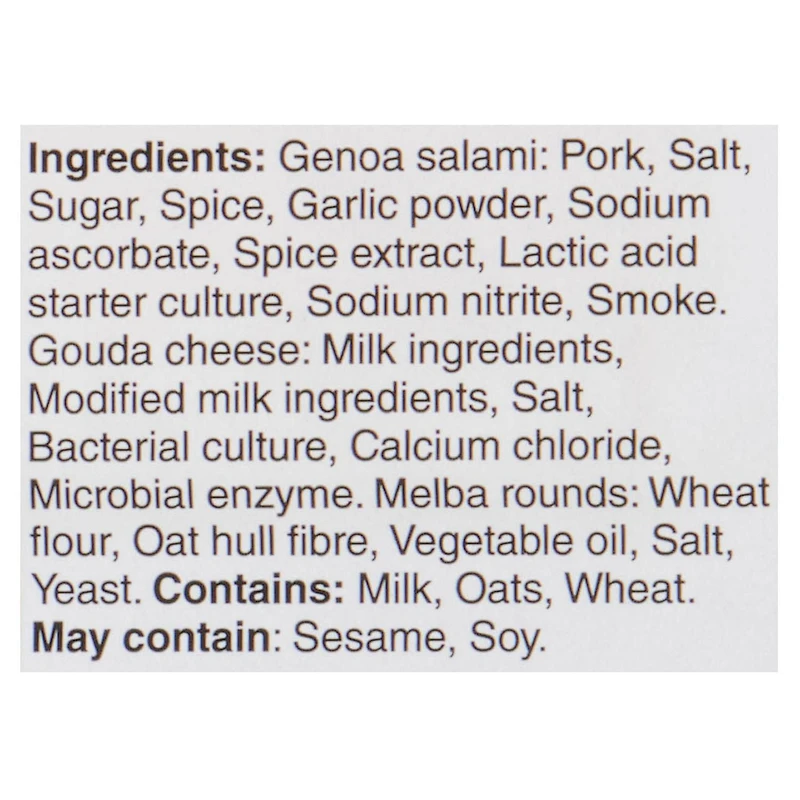 Trousse-collation au salami de Gênes salé à sec Schneiders 75 g