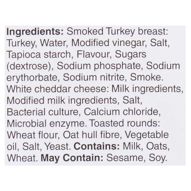 Schneiders Hardwood Smoked Turkey Breast Snack Kit, 75 g