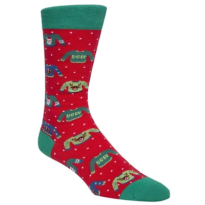 Happy Foot by McGregor Ugly Sweater Crew