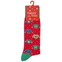 Happy Foot by McGregor Ugly Sweater Crew