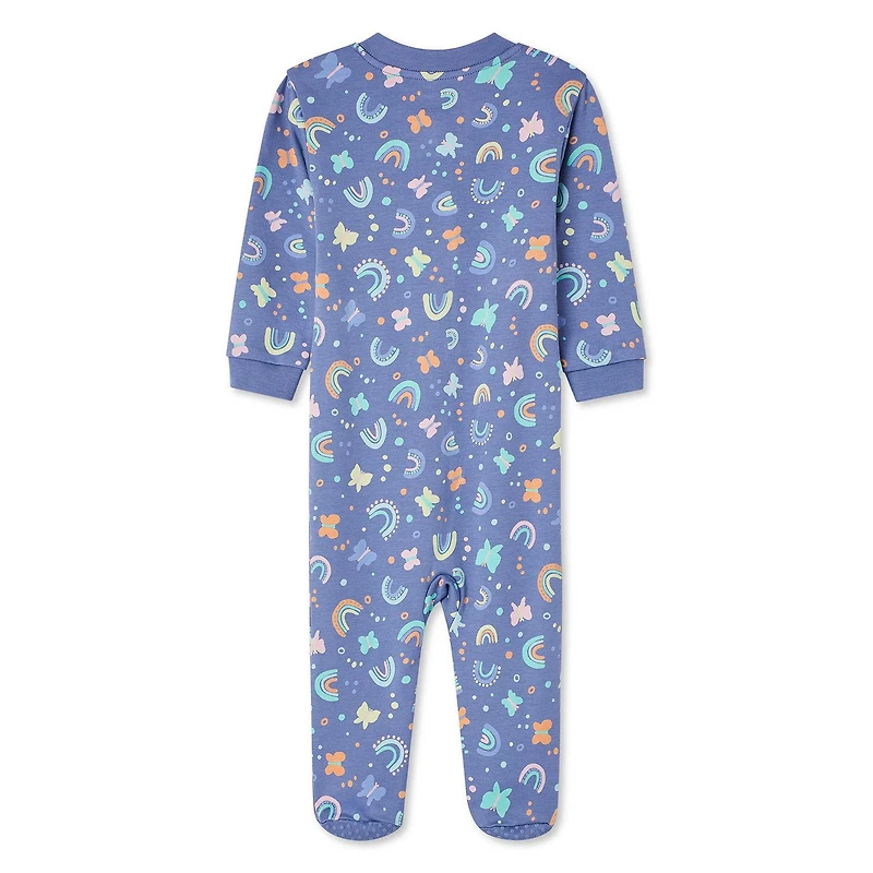 George Baby Girls' Printed Sleeper, Sizes 0-24 months