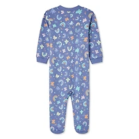 George Baby Girls' Printed Sleeper, Sizes 0-24 months