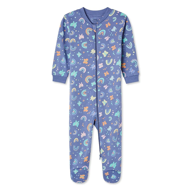 George Baby Girls' Printed Sleeper, Sizes 0-24 months