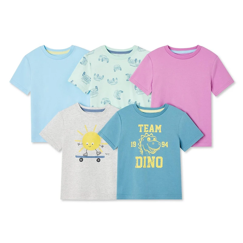 Lot de 5 t-shirts George pour petits garçons