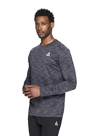 Reebok Chemise à manches longues Stride Performance pour hommes Tailles S-2XL