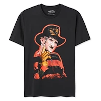 T-shirt à manches courtes Freddy Les griffes du soir pour hommes Tailles P-TG