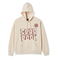 Marvel Men's Deadpool Fleece Hoodie, Sizes S-XL