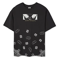 T-shirt avec épaules tombantes Batman pour hommes Tailles P-TG