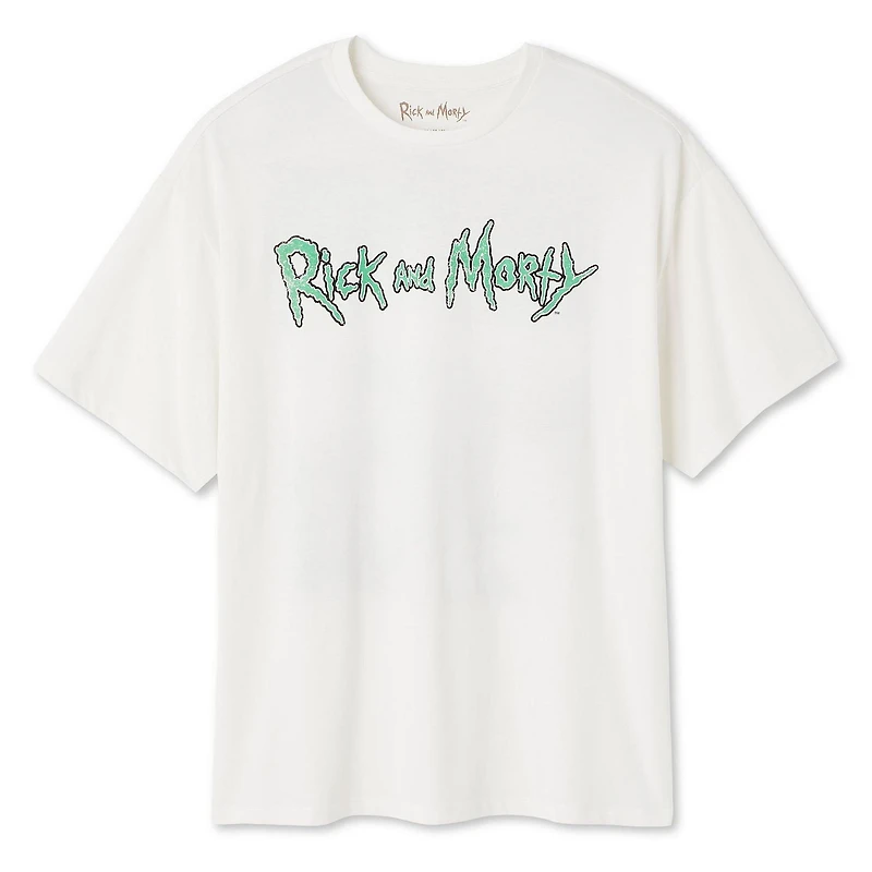 Rick and Morty Men's Drop Shoulder Tee