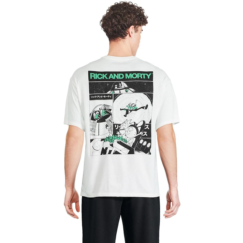Rick and Morty Men's Drop Shoulder Tee