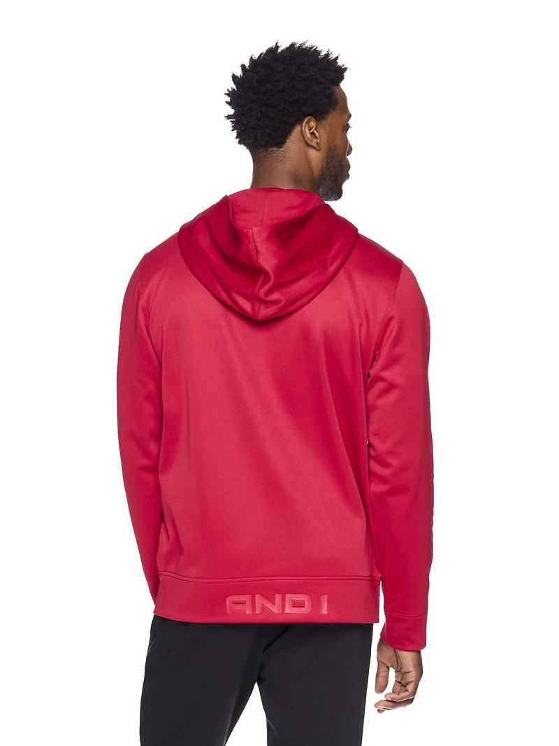 AND1 Men's Breakaway Half Zip Hoodie