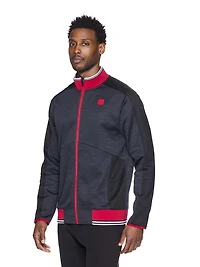 AND1 Men's Dribble Weave Mock Neck Jacket