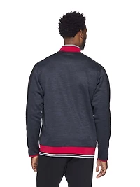 AND1 Men's Dribble Weave Mock Neck Jacket