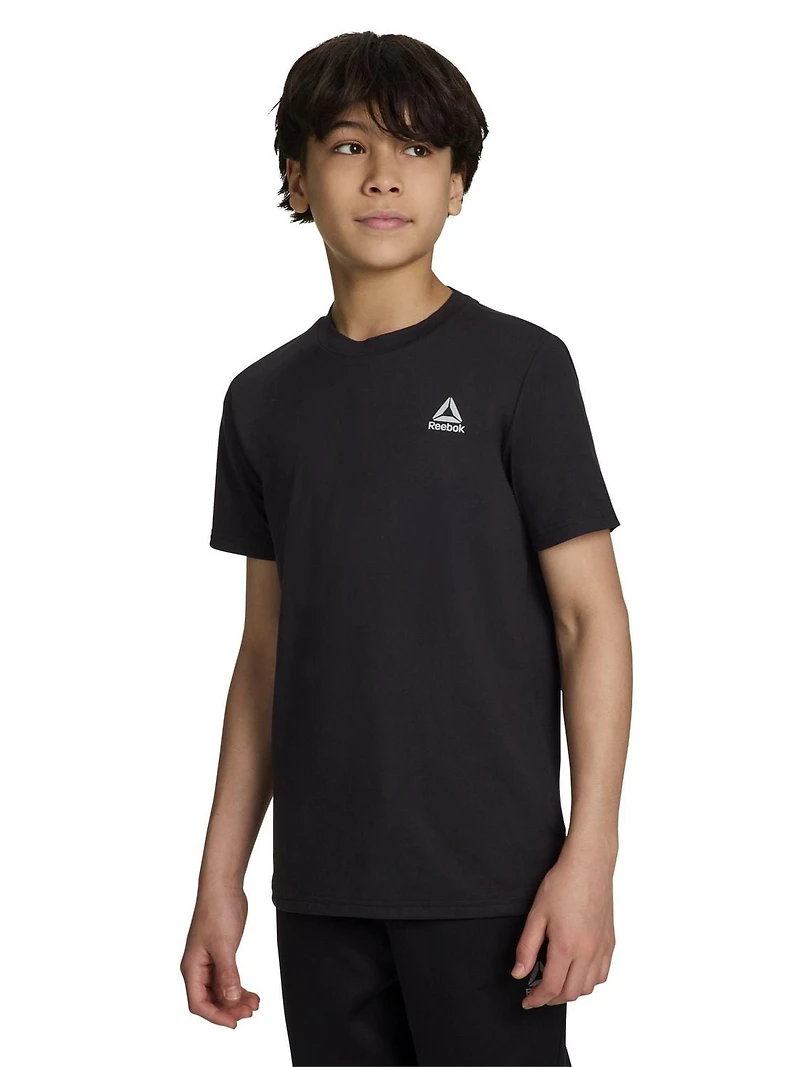 T-shirt à manches courtes Reebok Delta Core pour garçon Tailles 4-16