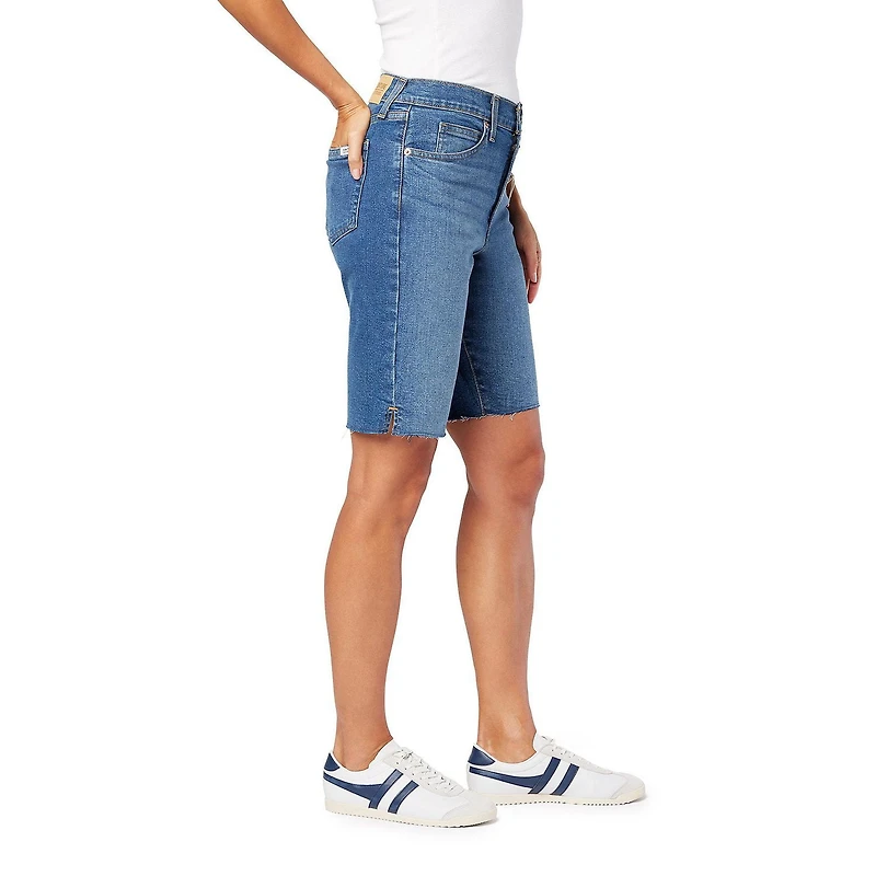 Levi Strauss Signature.MD Bermuda taille haute d’époque pour femme
