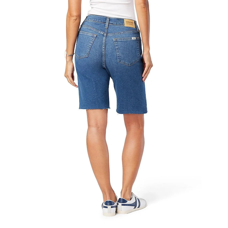 Levi Strauss Signature.MD Bermuda taille haute d’époque pour femme