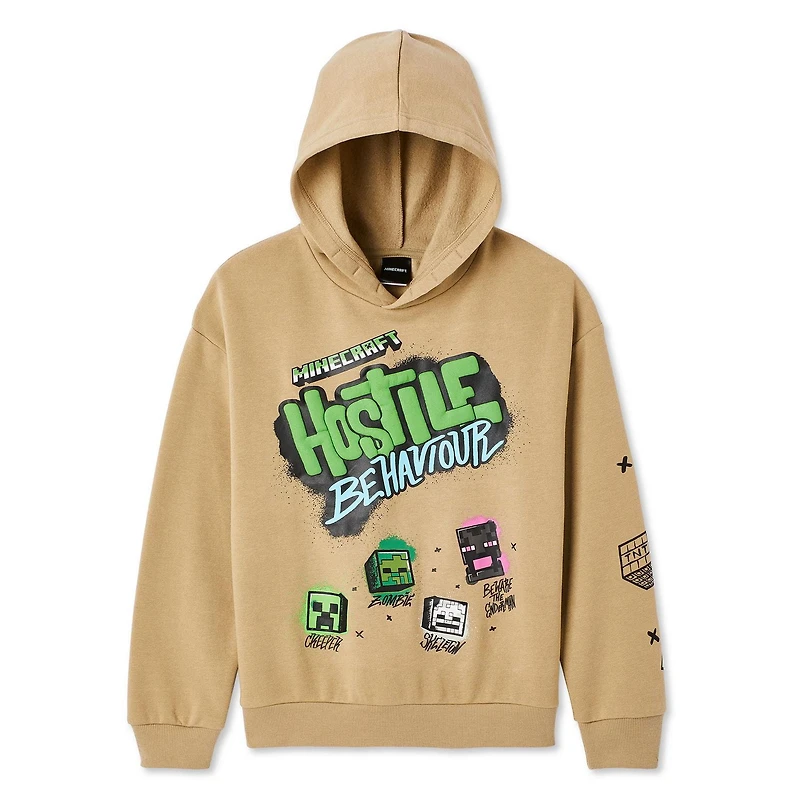 Haut à capuchon Minecraft pour garçons