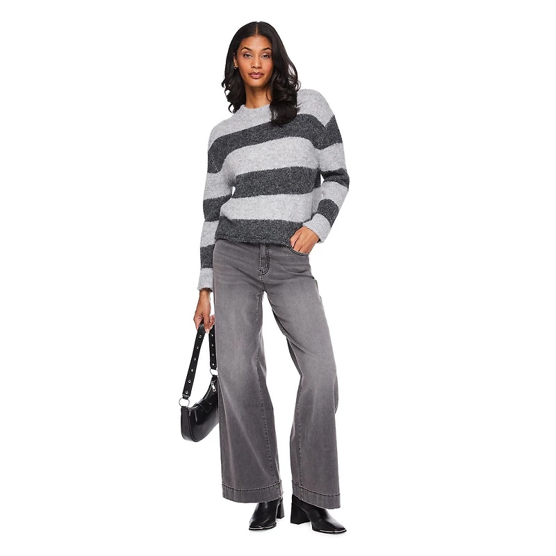 George Women's Stripe Sweater, Sizes XS-XXL