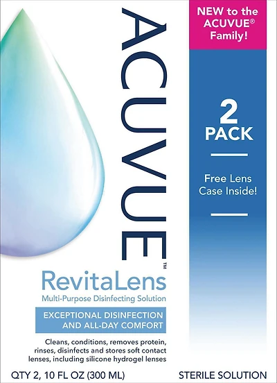 Johnson & Johnson ACUVUE RevitaLens Solution desinfectante a usages multiples