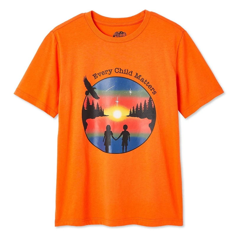 T-shirt Indigenous Proud collection non genrée pour enfants – anglais Tailles TP–TG