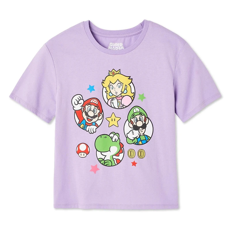 Super Mario Girls' Princess Peach Tee
