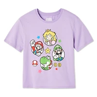 Super Mario Girls' Princess Peach Tee