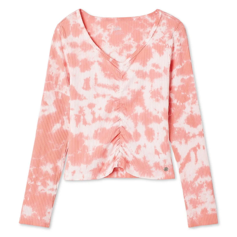 Justice Girls' Cinched Rib Top, Sizes XS-XL