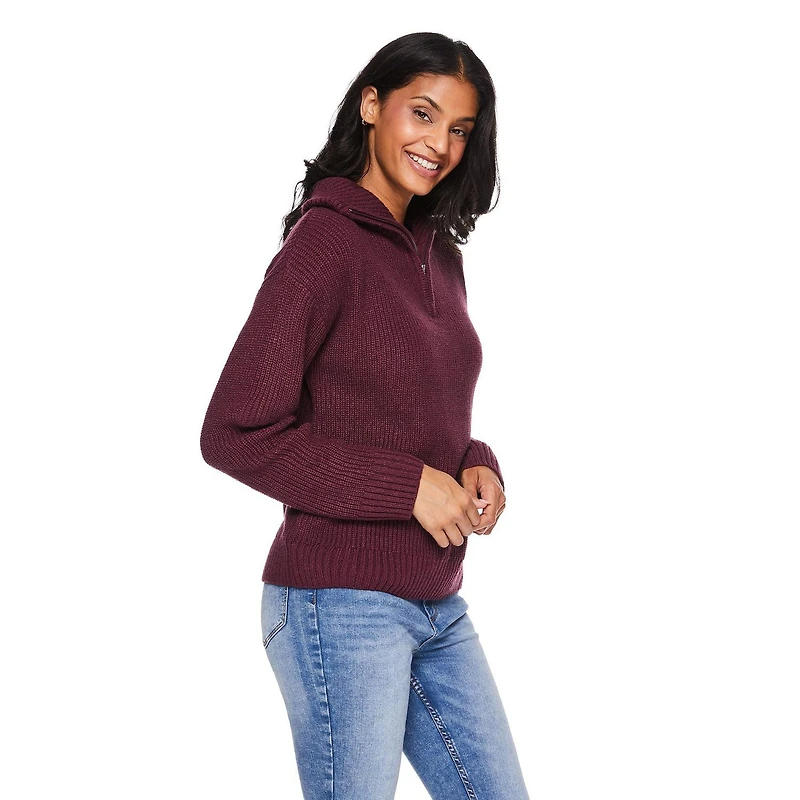 George Women's Quarter-Zip Sweater
