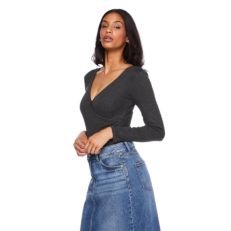 George Women's Cross-Over Bodysuit