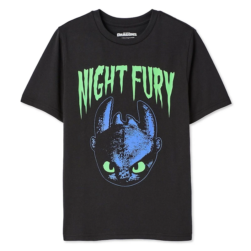 T-shirt à manches courtes Dragons pour garçons