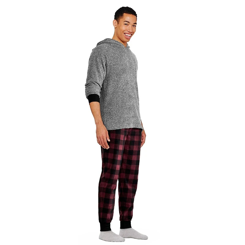 Pyjama 2 pièces en tricot de peluche George pour hommes