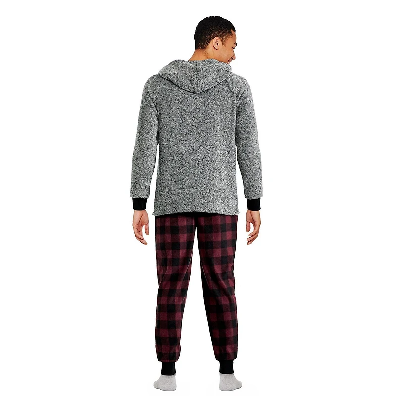 Pyjama 2 pièces en tricot de peluche George pour hommes