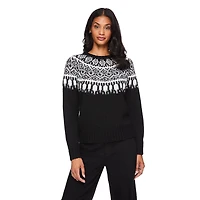 George Women's Fair Isle Sweater, Sizes XS-XXL
