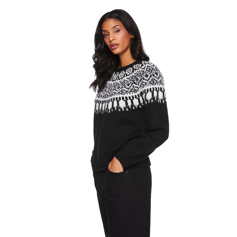 George Women's Fair Isle Sweater, Sizes XS-XXL