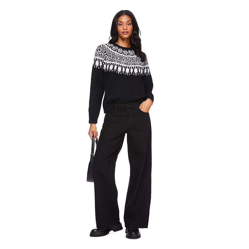 George Women's Fair Isle Sweater, Sizes XS-XXL