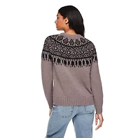 George Women's Fair Isle Sweater, Sizes XS-XXL