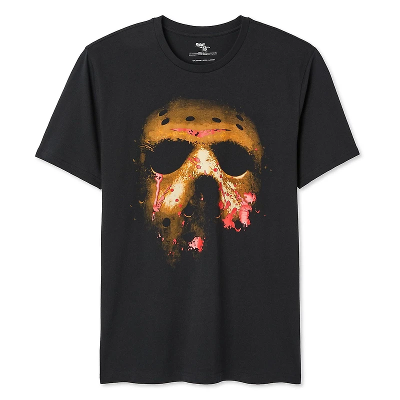 T-shirt à manches courtes Vendredi 13 pour hommes Tailles P-TG