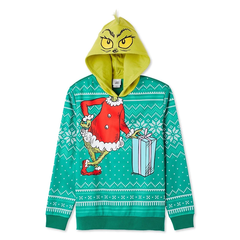 The Grinch Men's Hoodie, Sizes S-XL