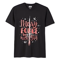 T-shirt à manches courtes Star Wars pour hommes Tailles P-TG