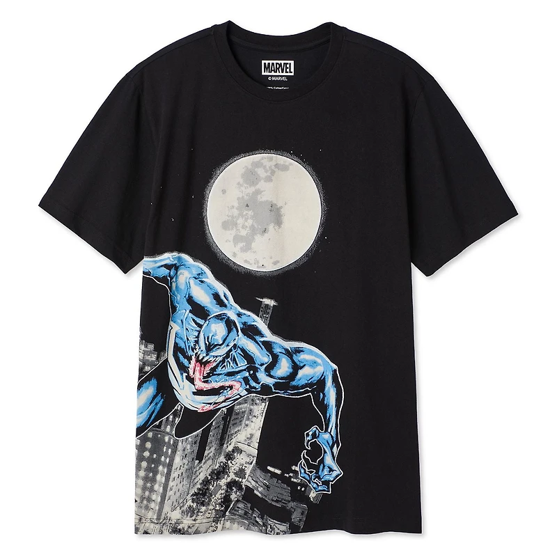 Marvel Men's Venom Glow-in-the-Dark Tee, Sizes S-XL