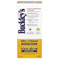 Buckley’s Dry Cough Extra Strength Cough Suppressant Syrup, 150ML, 150ML
