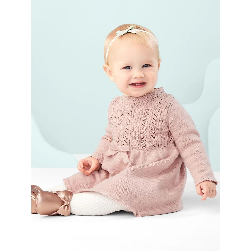 Robe pour nouveau-née fille Carter's Child of Mine - Arc rose