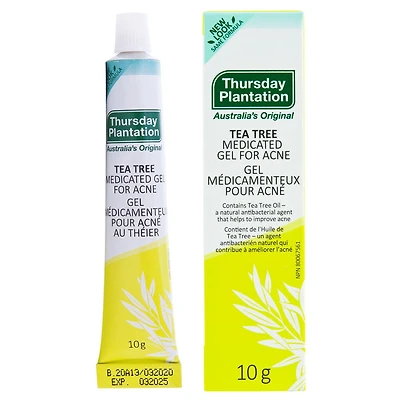 Thursday Plantation Tea Tree Medicated Gel for Acne, Spot Treatment 10g