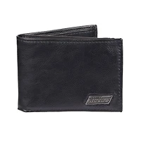 Genuine Dickies Men's Passcase Leather Wallet, One size
