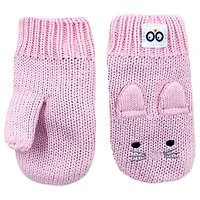 ZOOCCHINI - Mitaines d'hiver en tricot - pour bébé tout-petit filles - Double épaisseur - Doublure polaire