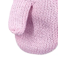 ZOOCCHINI - Mitaines d'hiver en tricot - pour bébé tout-petit filles - Double épaisseur - Doublure polaire